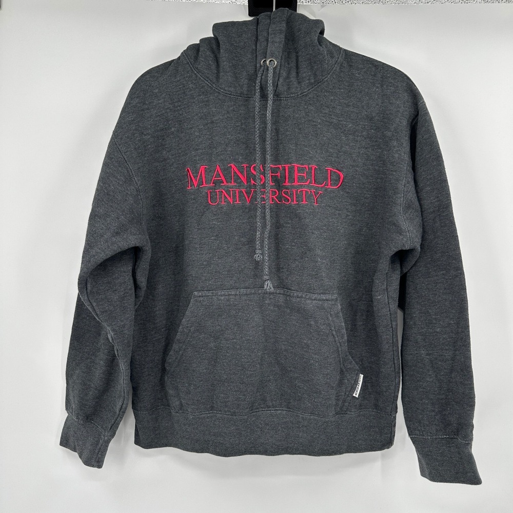 MSP Eighty8 Mansfield University Hoodie Gray Medium Collegiate Lounge Spirit